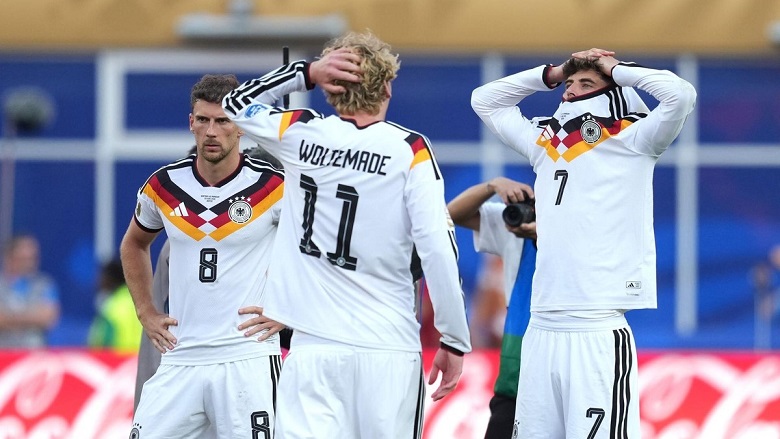 Duitsland heeft zich in drie opeenvolgende WK's niet weten te plaatsen voor de achtste finales